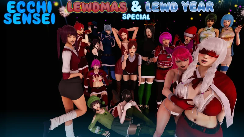 【PC+安卓】工口老师 Ecchi Sensei 粉丝魔改整合版【超大型SLG/亚洲风/动态】官方中文+包含1-4季全内容+黑暗心灵补丁【28G】-豫语游戏库