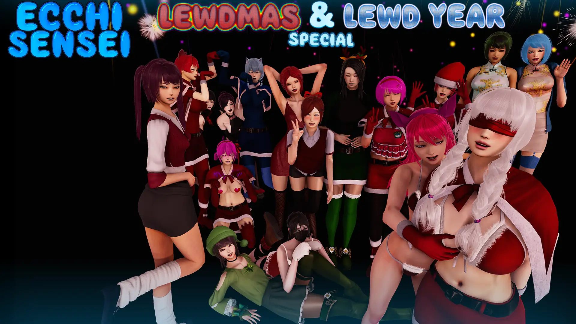 【PC+安卓】工口老师 Ecchi Sensei 粉丝魔改整合版【超大型SLG/亚洲风/动态】官方中文+包含1-4季全内容+黑暗心灵补丁【28G】-豫语游戏库