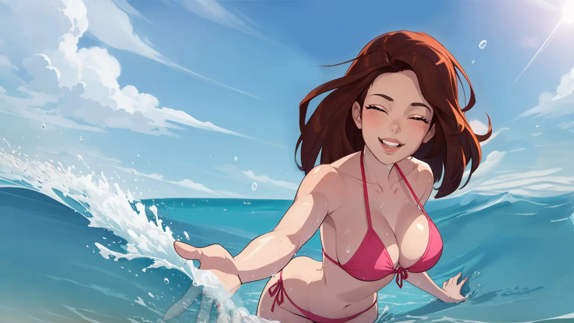 【PC+安卓】红色边框/Red Brim V0.24【沙盒经营SLG/2D动态/熟女】汉化版-豫语游戏库