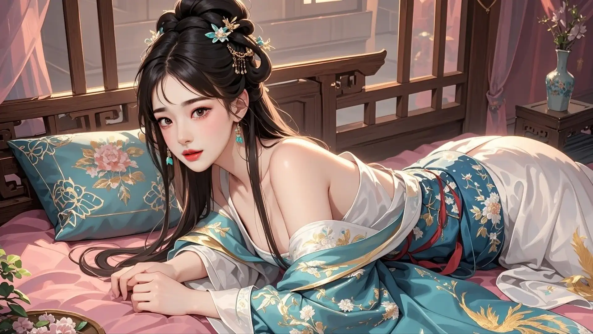 【PC+安卓】奈贾女王的欲望 Queen Naeja’s Desires v1.0【国产互动SLG/古风/动态】官方中文+AI国语配音-豫语游戏库